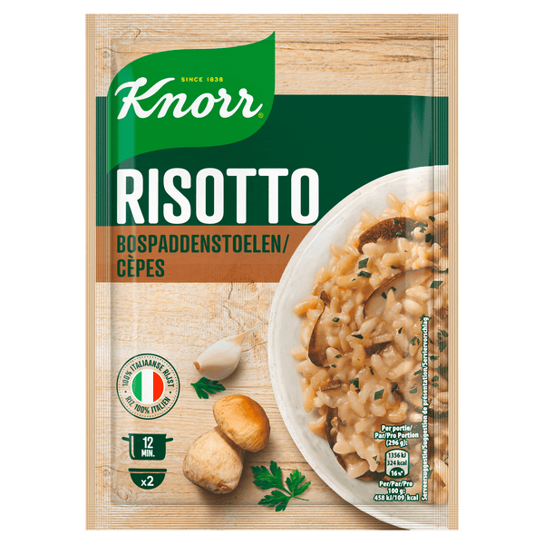 Knorr Risotto Bospaddenstoelen