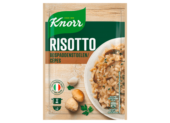 Knorr Risotto Bospaddenstoelen
