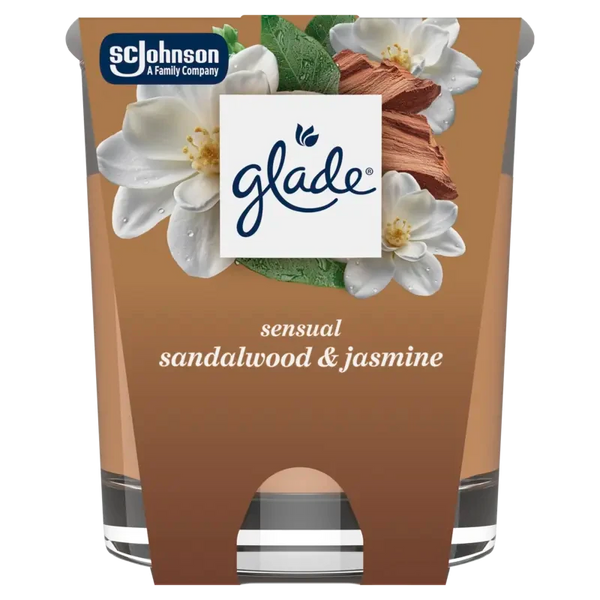 Glade Kaars sensual sandalwood & jasmine