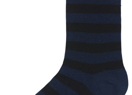 men's socks with cotton - 2 pairs dark blue