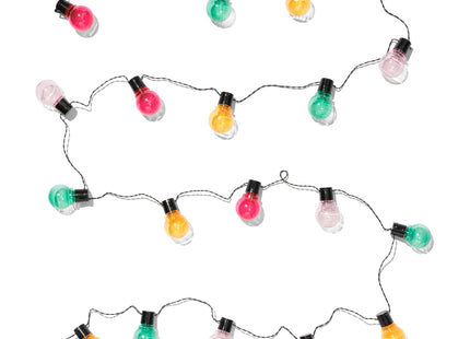 solar light cord 4m with 20 colored lights