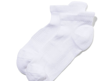 men's ankle socks sport - 2 pairs white