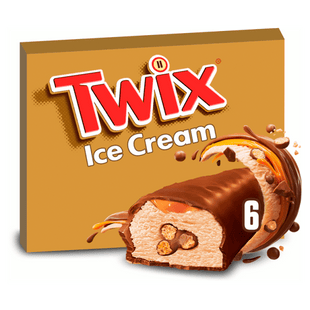 Twix Milchschokoladen-Karamell-Eiscreme