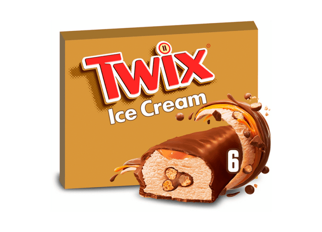 Twix Melk Chocolade Karamel Ijsjes