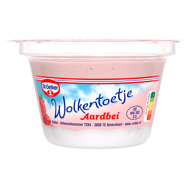 Dr. Oetker Wolkentoetje Aardbei