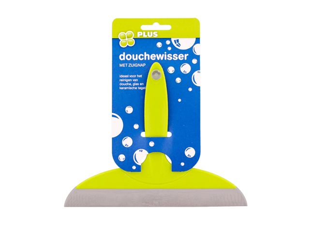 Douchewisser met zuignap