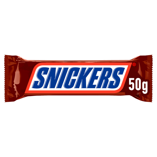 Snickers Melk Chocolade karamel noten  single