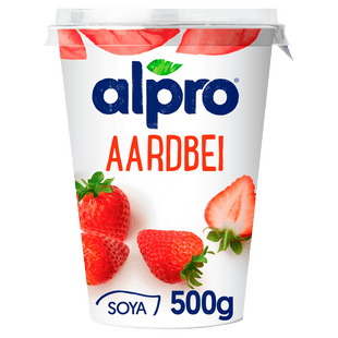 Alpro Plantaardige Variatie Yoghurt Aardbei