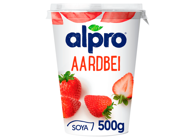 Alpro Plantaardige Variatie Yoghurt Aardbei