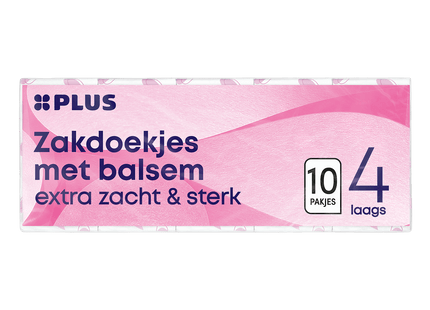 Zakdoekjes lotion 4 laags 10x