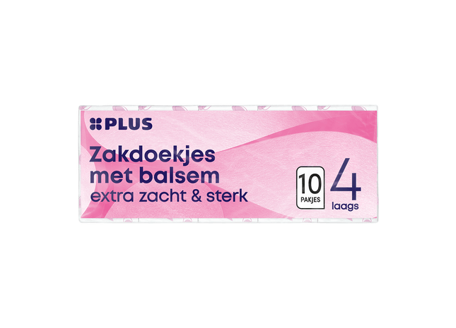 Zakdoekjes lotion 4 laags 10x