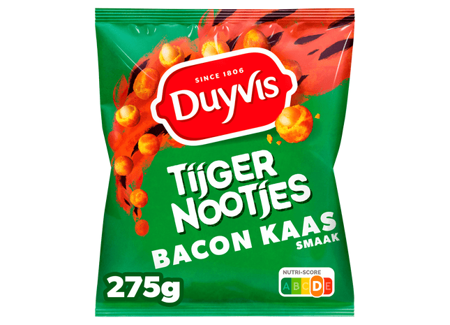 Duyvis Tijgernootjes bacon kaas