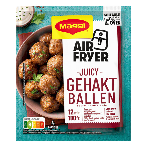 Maggi Airfryer Meat Balls