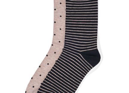 women's socks with bamboo seamless - 2 pairs gray melange