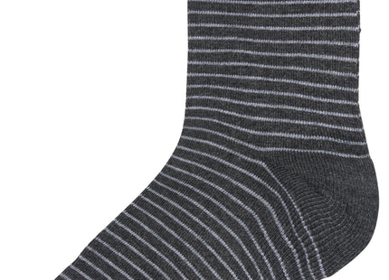 women's socks with bamboo seamless - 2 pairs gray melange