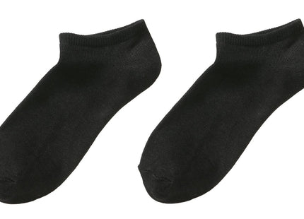 women's ankle socks with bamboo - 2 pairs black