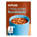 1 Tasse Suppe Rindfleisch