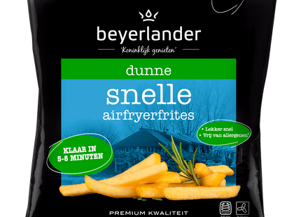 Beyerlander Airfryer fries thin