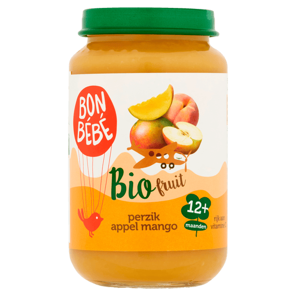 Bonbebe Organic 12+F1207 peach apple mango
