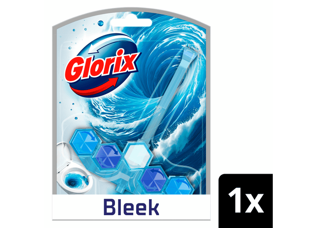 Glorix Toiletblok blauw water turquoise