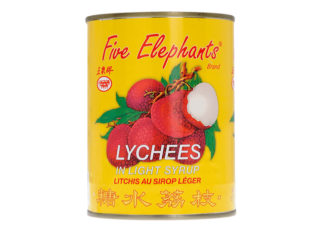 Five Elephants Lychees op lichte siroop