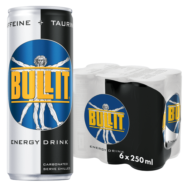 Bullit Energy Drink 6-pack