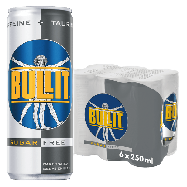 Bullit Energydrink zuckerfrei 6er-Pack
