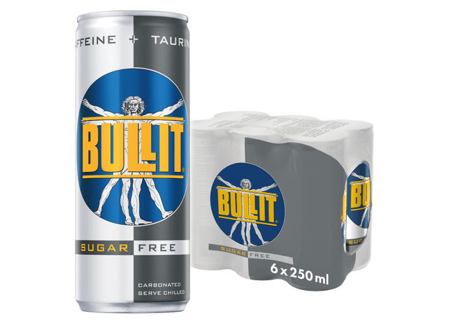 Bullit Energy drink sugar free 6-pack