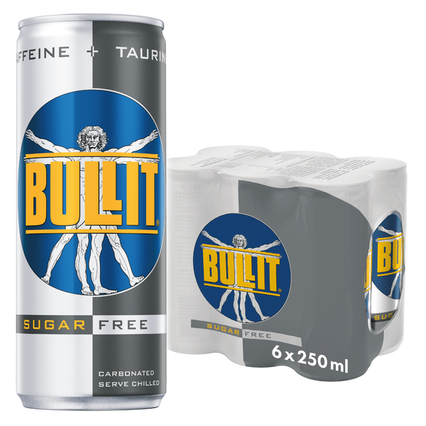Bullit Energydrink zuckerfrei 6er-Pack