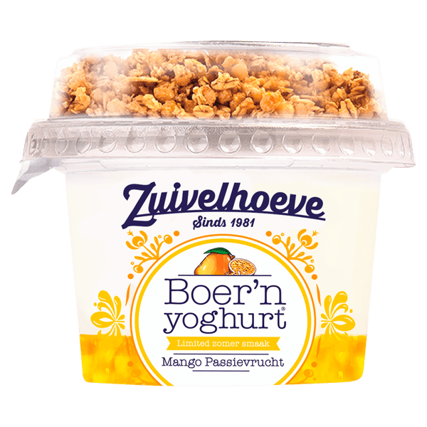 Zuivelhoeve Farmer’s Yoghurt Muesli Mango Passion Fruit