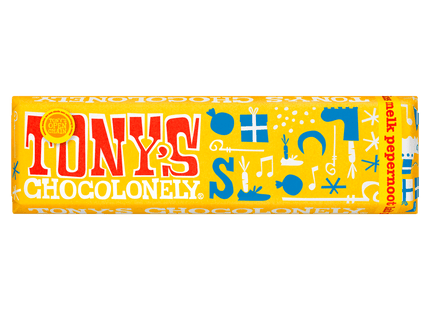 Tony's Chocolonely Melkchocolade pepernoot reep small