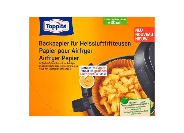 Toppits Bakvellen Airfryer 20cm
