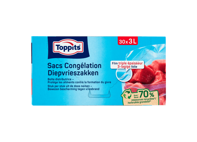 Toppits Diepvrieszakken 3L