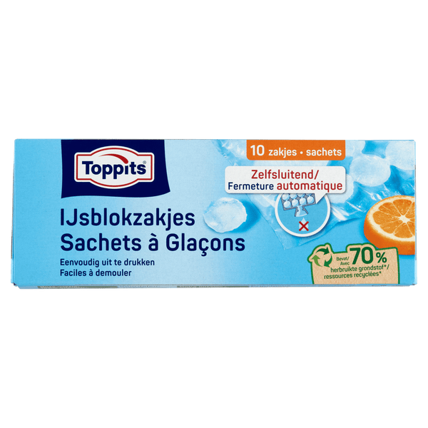 Toppits Eiswürfelbeutel 10x19 Würfel