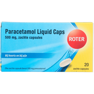 Roter Paracetamol 500mg liquid caps