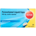 Roter Paracetamol 500mg liquid caps