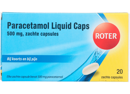 Roter Paracetamol 500mg liquid caps