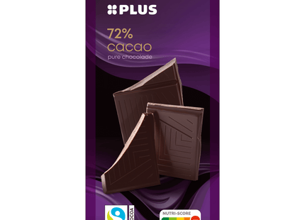 Chocoladereep Puur 72% Fairtrade