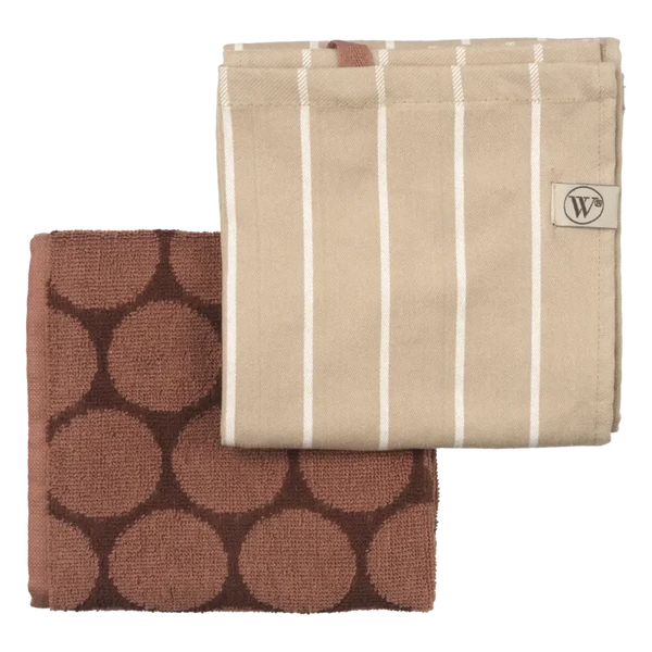 Walra Keukentextielset earthy dots