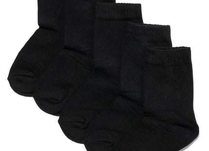 5-pack children's socks black