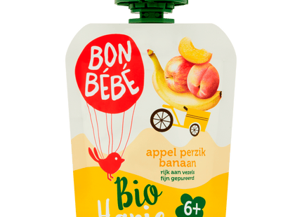 Bonbebe Bio 6+ Appel Perzik Banaan