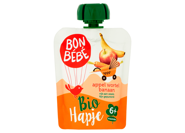 Bonbebe Bio 6+ Apfel-Karotte-Bananen-Beutel