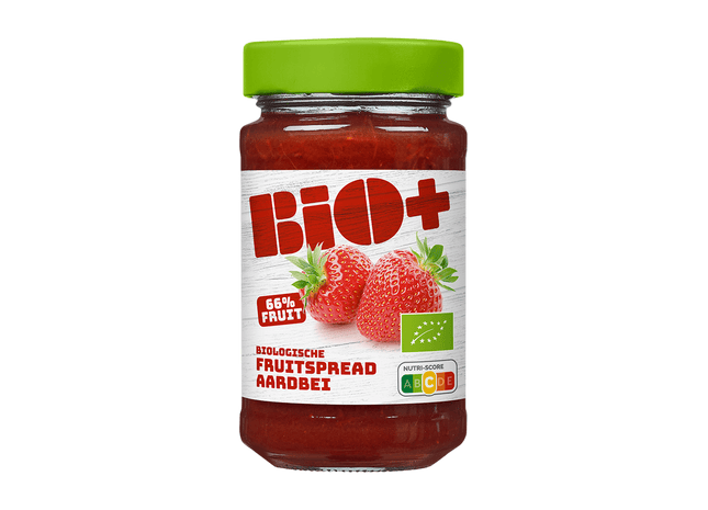 BIO+ Aardbeien Fruitspread