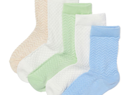 children's socks with cotton - 5 pairs multi
