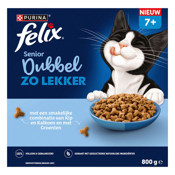 Felix Twice as Tasty Senior Turkey & Vegetables