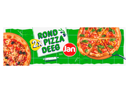 Jan Rond & dun pizzadeeg duoverpakking