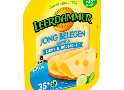 Leerdammer Jong belegen lightlife 35+ plakken