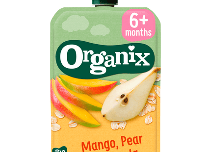 Organix Knijpfruit Mango, Peer & Granola 6+m