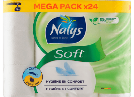 NALYS Soft hybride toiletpapier 24 rol