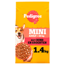 Pedigree Dry Adult Mini Beef and Vegetables